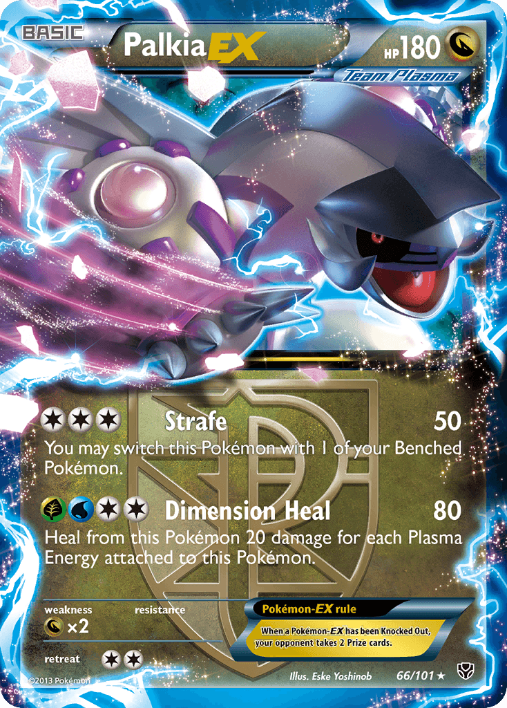 Palkia-EX, carta 66 de Plasma Blast