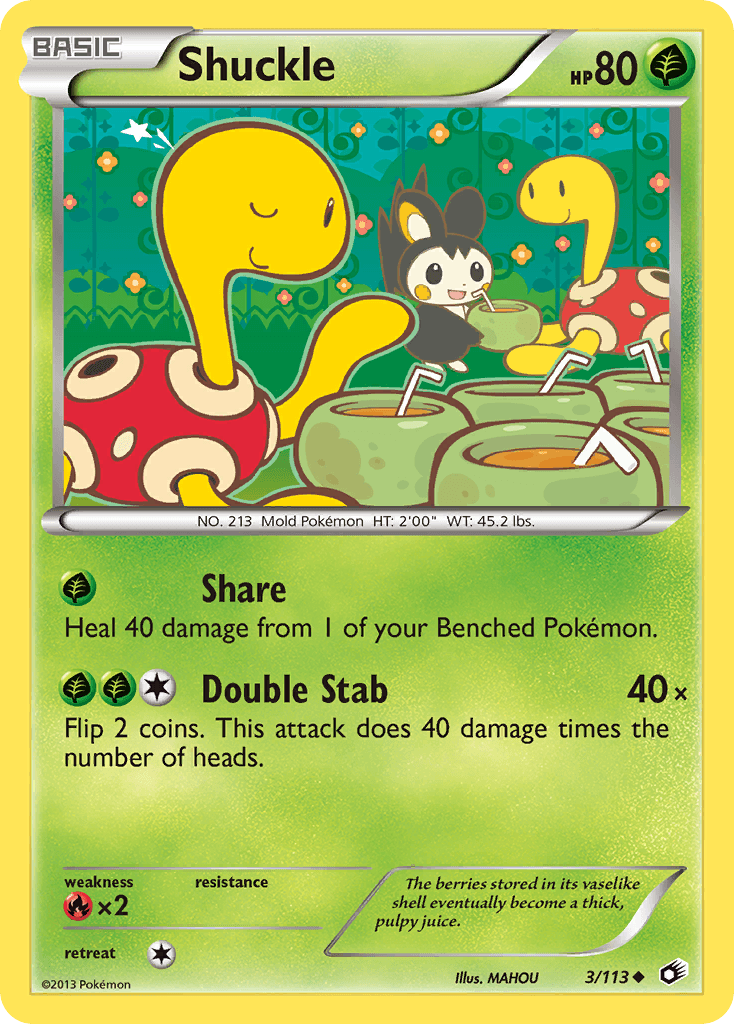 Shuckle, carta 3 de Legendary Treasures