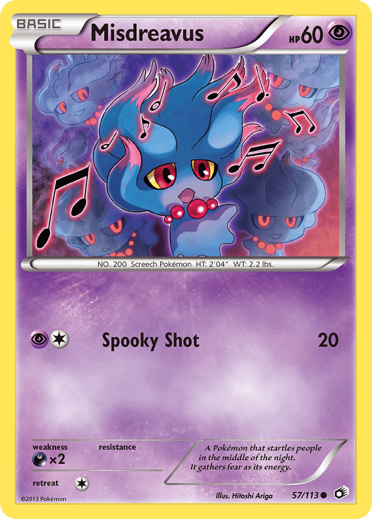 Misdreavus, carta 57 de Legendary Treasures