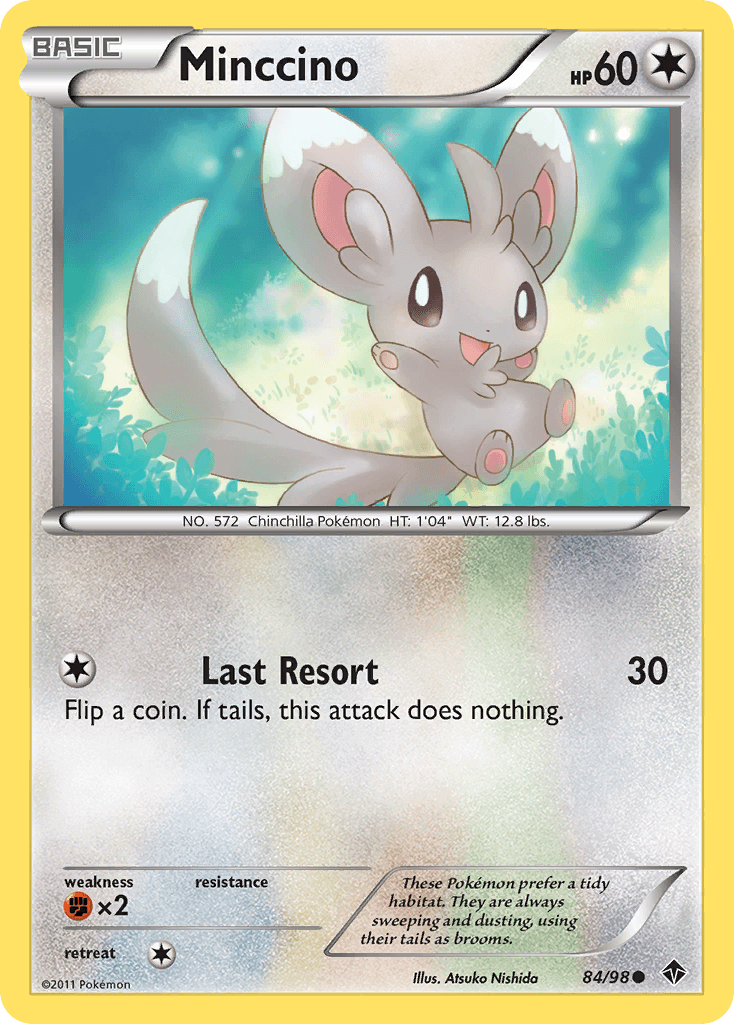 Minccino, carta 84 de Emerging Powers