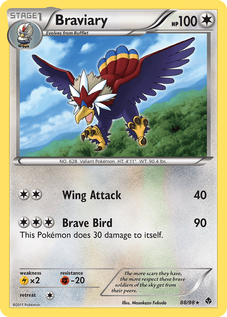 Braviary, carta 88 de Emerging Powers