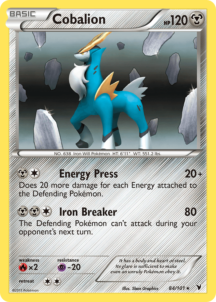 Cobalion, carta 84 de Noble Victories