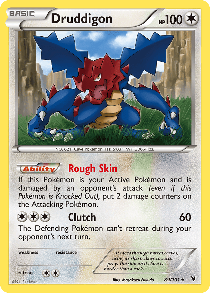 Druddigon, carta 89 de Noble Victories