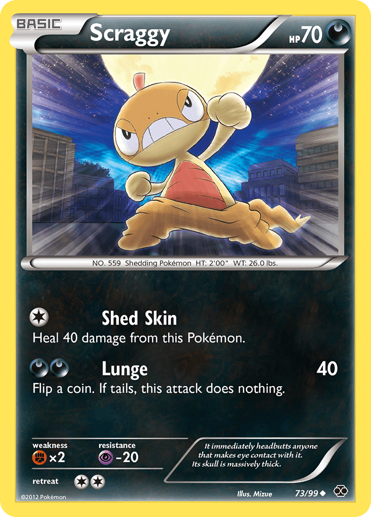 Scraggy, carta 73 de Next Destinies
