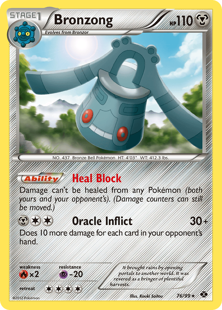 Bronzong, carta 76 de Next Destinies