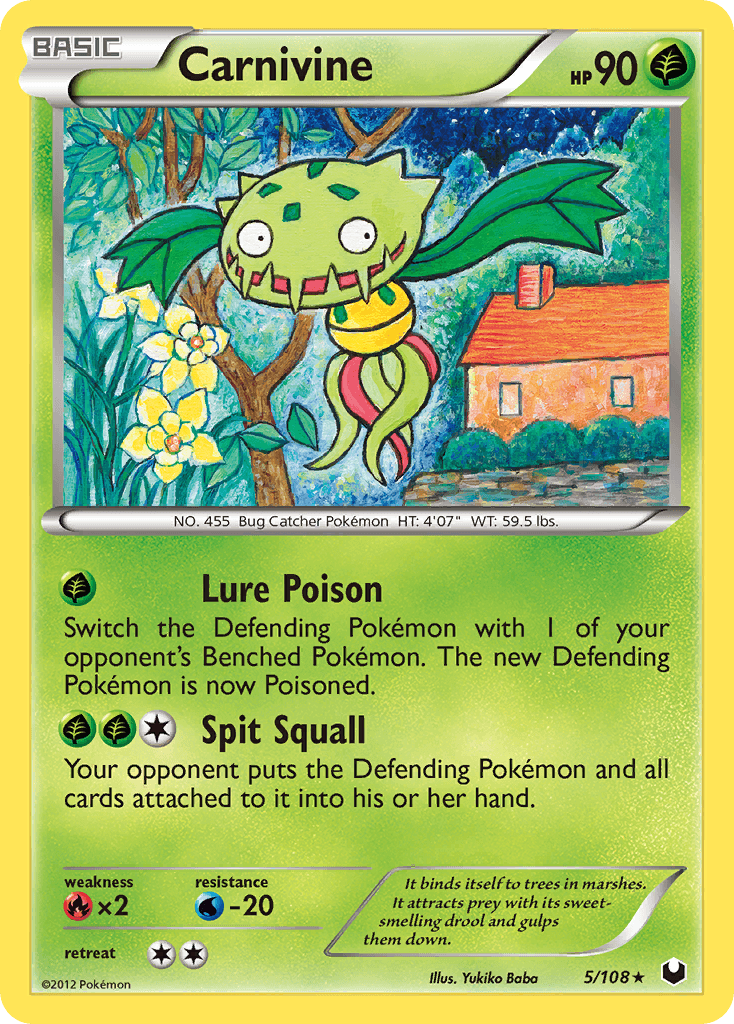 Carnivine, carta 5 de Dark Explorers