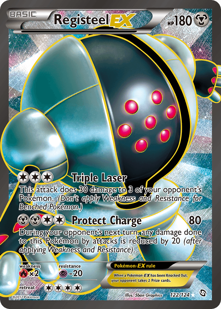 Registeel-EX, carta 122 de Dragons Exalted