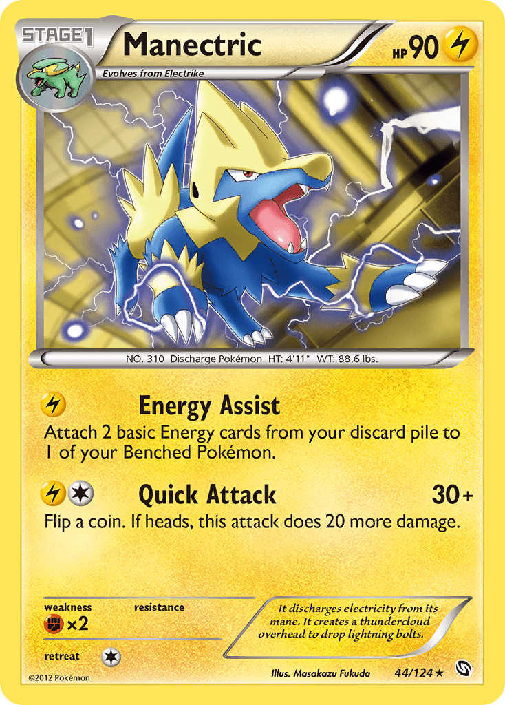 Manectric, carta 44 de Dragons Exalted