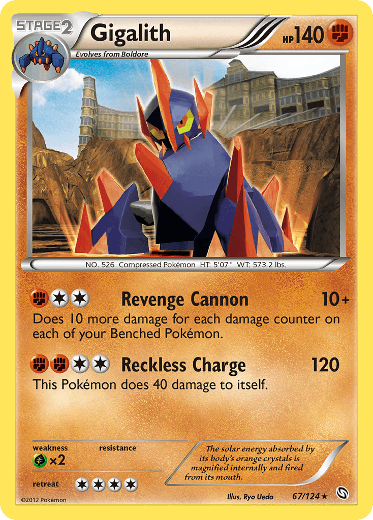 Gigalith, carta 67 de Dragons Exalted