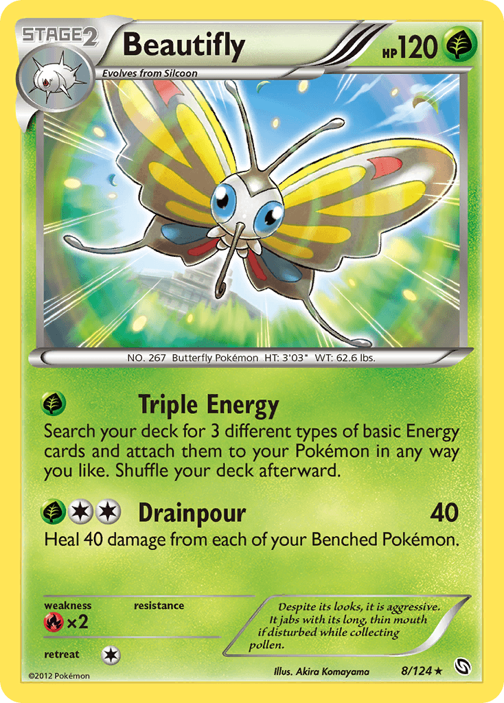 Beautifly, carta 8 de Dragons Exalted