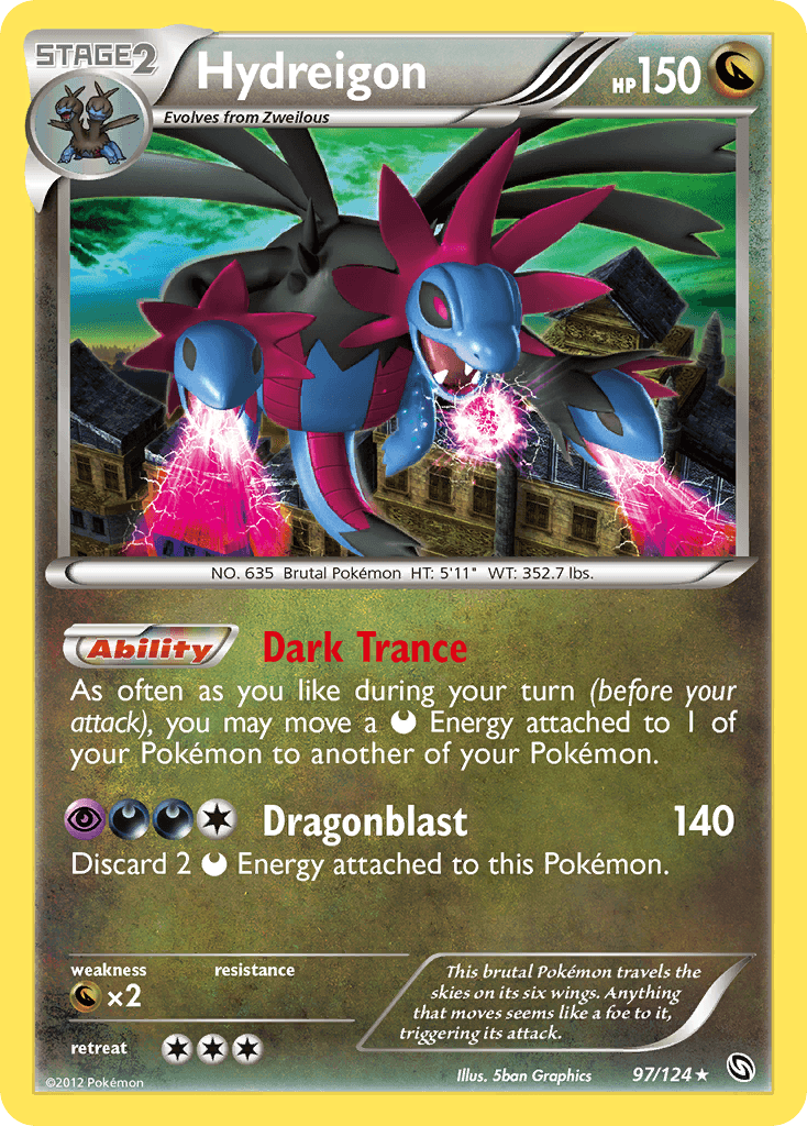 Hydreigon, carta 97 de Dragons Exalted