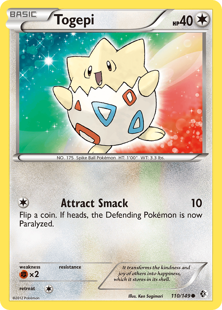 Togepi, carta 110 de Boundaries Crossed