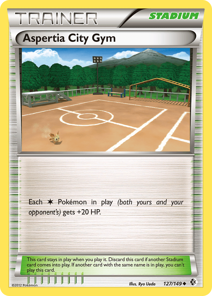 Aspertia City Gym, carta 127 de Boundaries Crossed