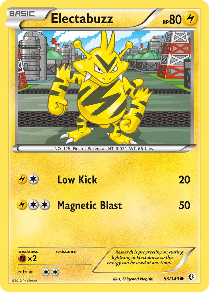 Electabuzz, carta 53 de Boundaries Crossed