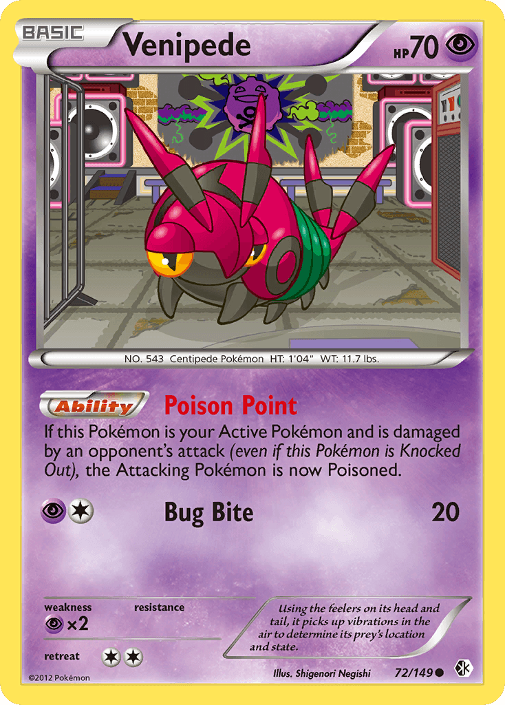 Venipede, carta 72 de Boundaries Crossed