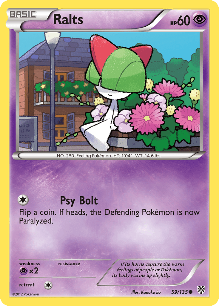 Ralts, carta 59 de Plasma Storm