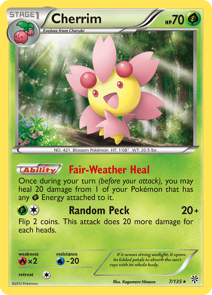 Cherrim, carta 7 de Plasma Storm