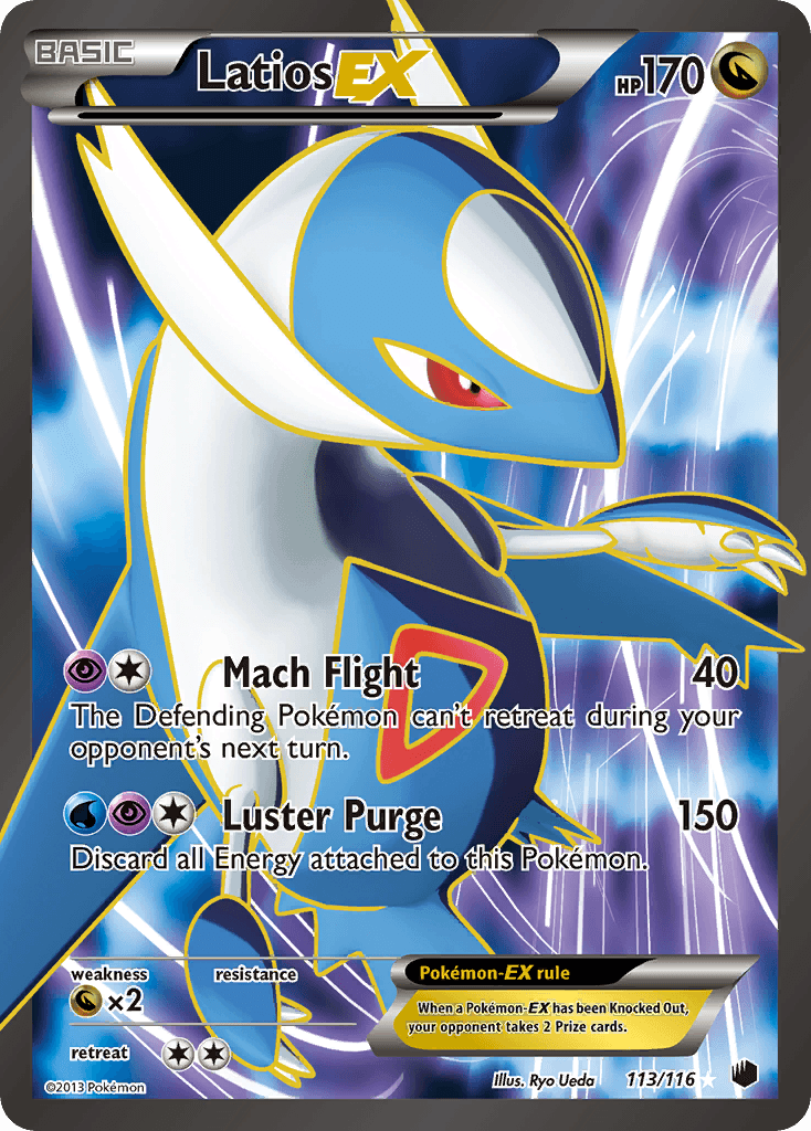 Latios-EX, carta 113 de Plasma Freeze