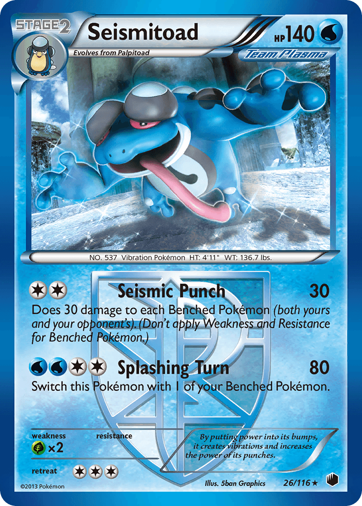 Seismitoad, carta 26 de Plasma Freeze