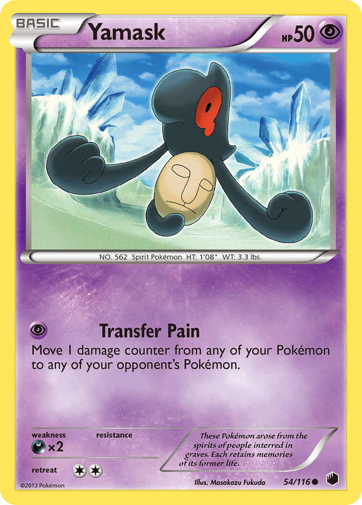 Yamask, carta 54 de Plasma Freeze