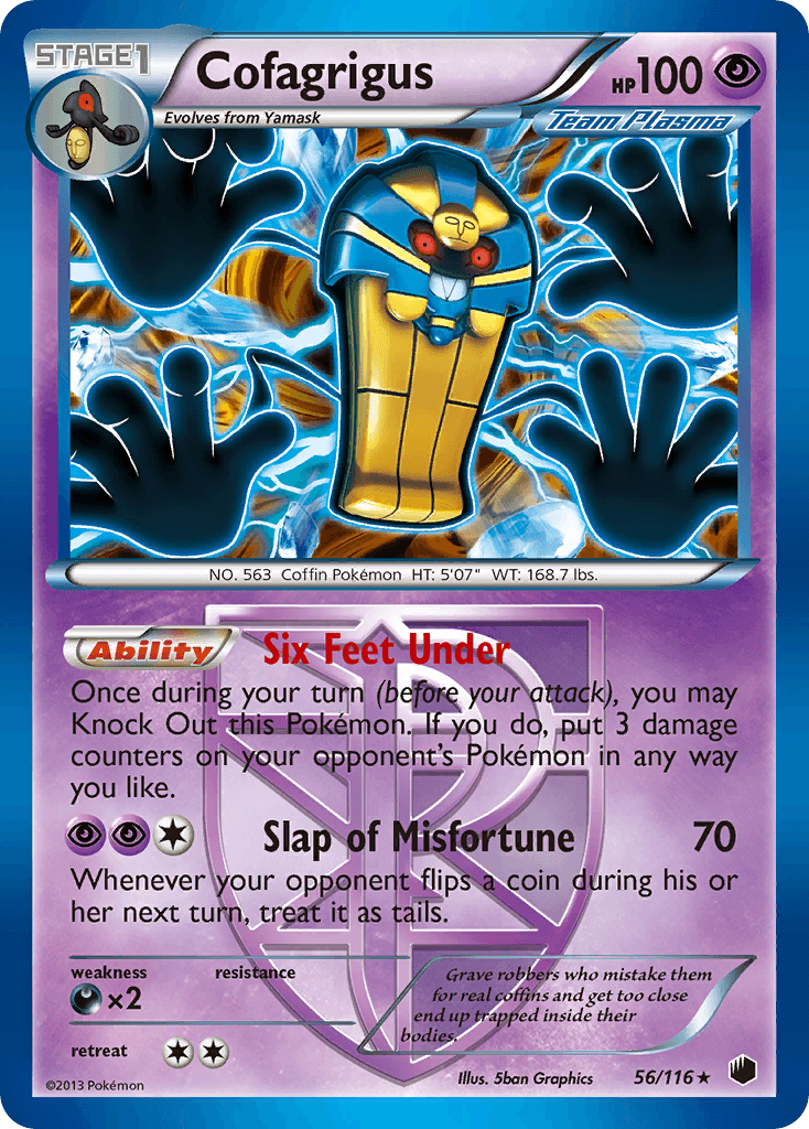 Cofagrigus, carta 56 de Plasma Freeze