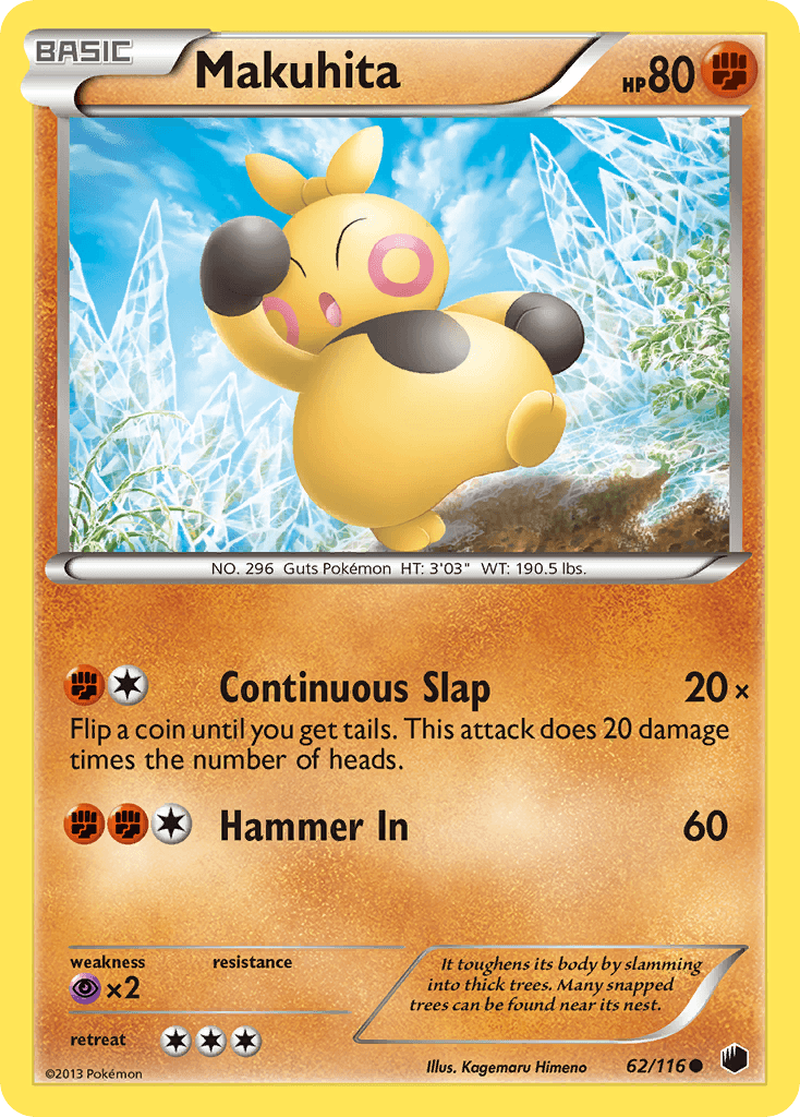 Makuhita, carta 62 de Plasma Freeze