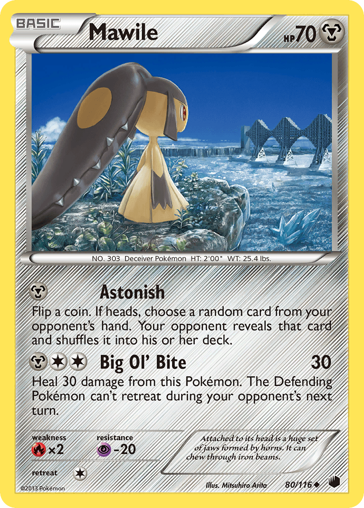 Mawile, carta 80 de Plasma Freeze