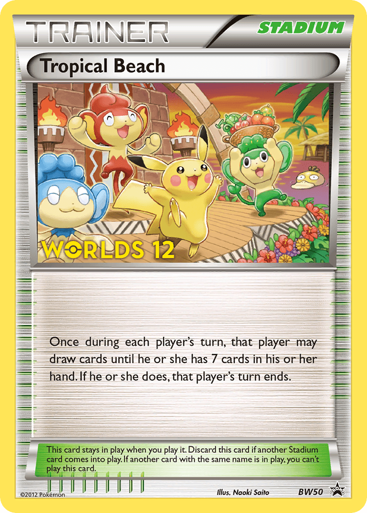 Tropical Beach, carta BW50 de BW Black Star Promos