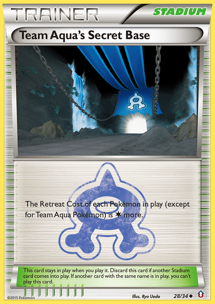 Team Aqua's Secret Base, carta 28 de Double Crisis