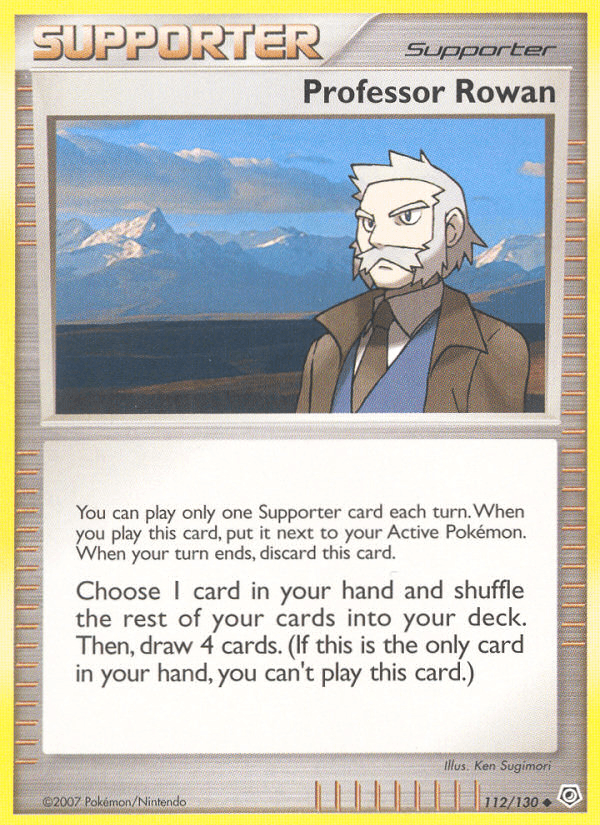 Professor Rowan, carta 112 de Diamond & Pearl