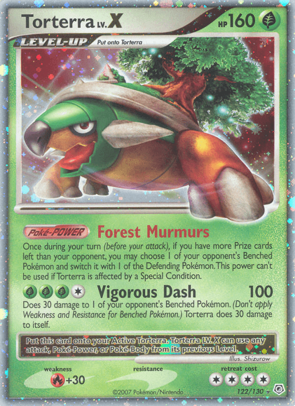 Torterra, carta 122 de Diamond & Pearl