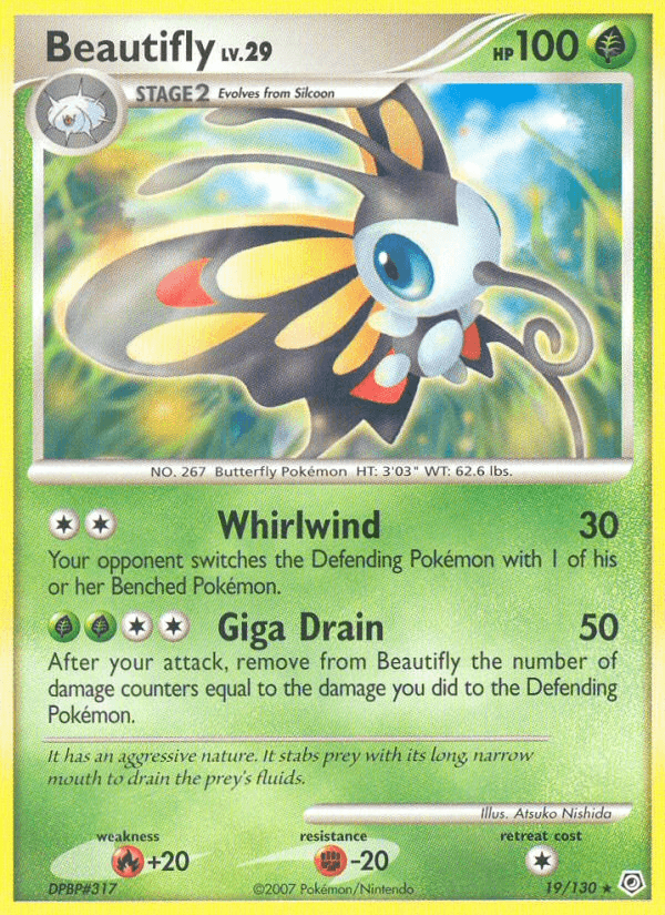 Beautifly, carta 19 de Diamond & Pearl