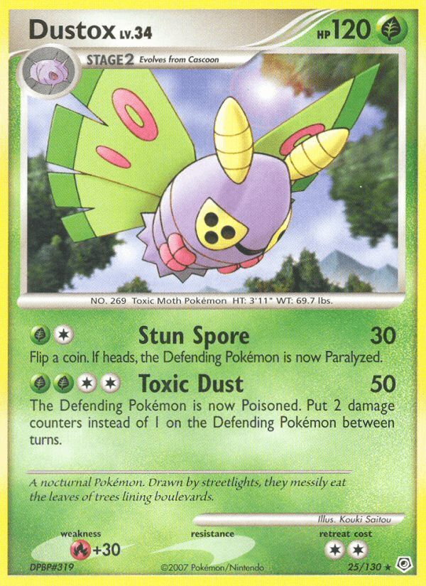 Dustox, carta 25 de Diamond & Pearl