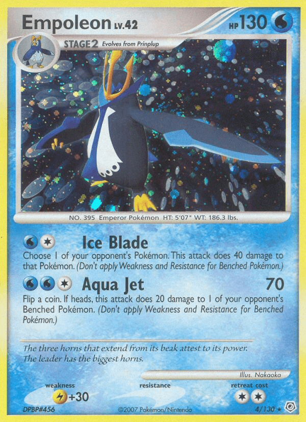 Empoleon, carta 4 de Diamond & Pearl