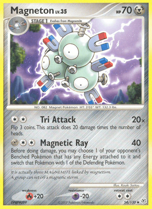Magneton, carta 54 de Diamond & Pearl