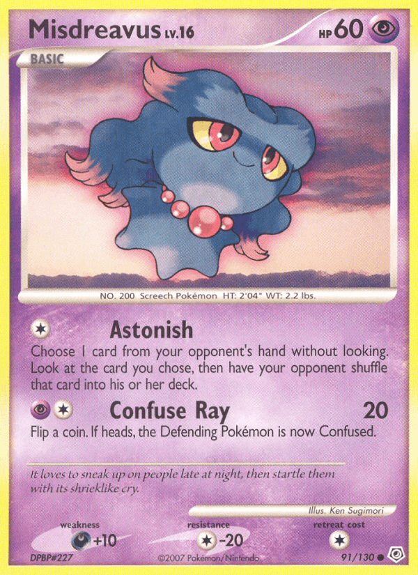 Misdreavus, carta 91 de Diamond & Pearl