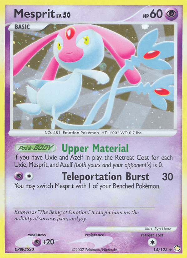 Mesprit, carta 14 de Mysterious Treasures