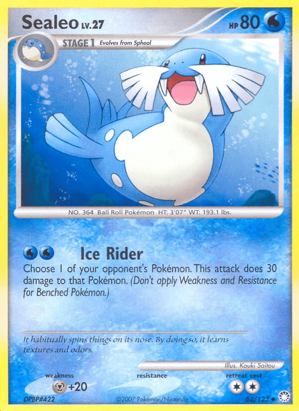 Sealeo, carta 62 de Mysterious Treasures