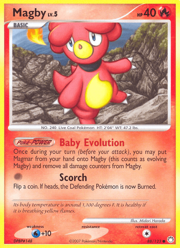 Magby, carta 88 de Mysterious Treasures