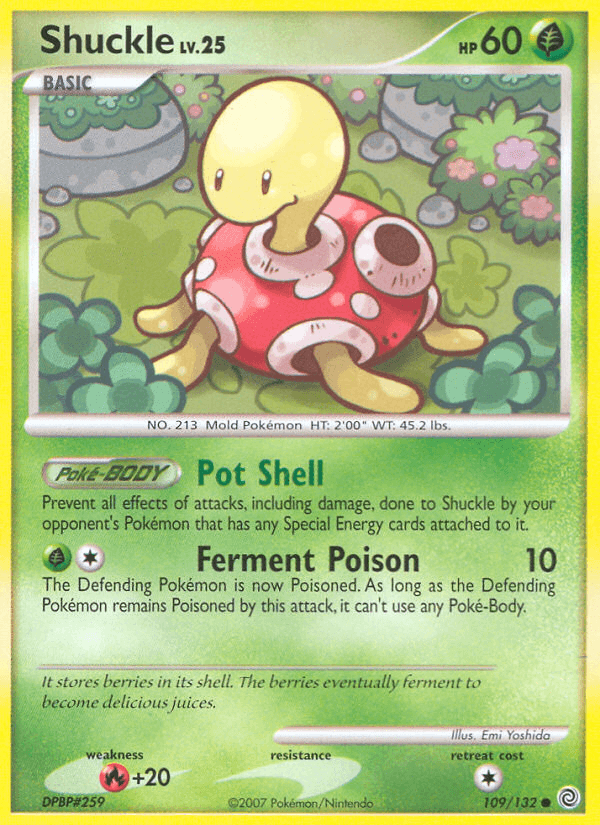 Shuckle, carta 109 de Secret Wonders