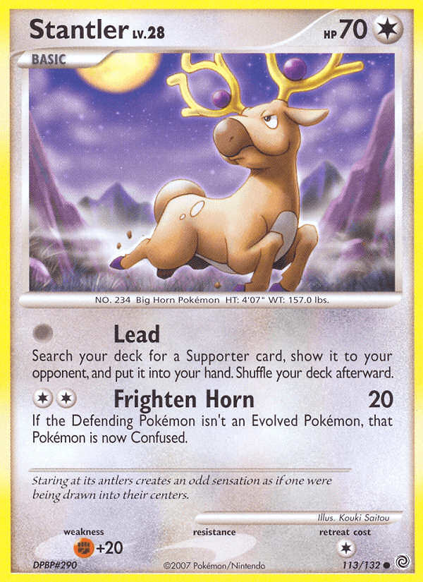 Stantler, carta 113 de Secret Wonders