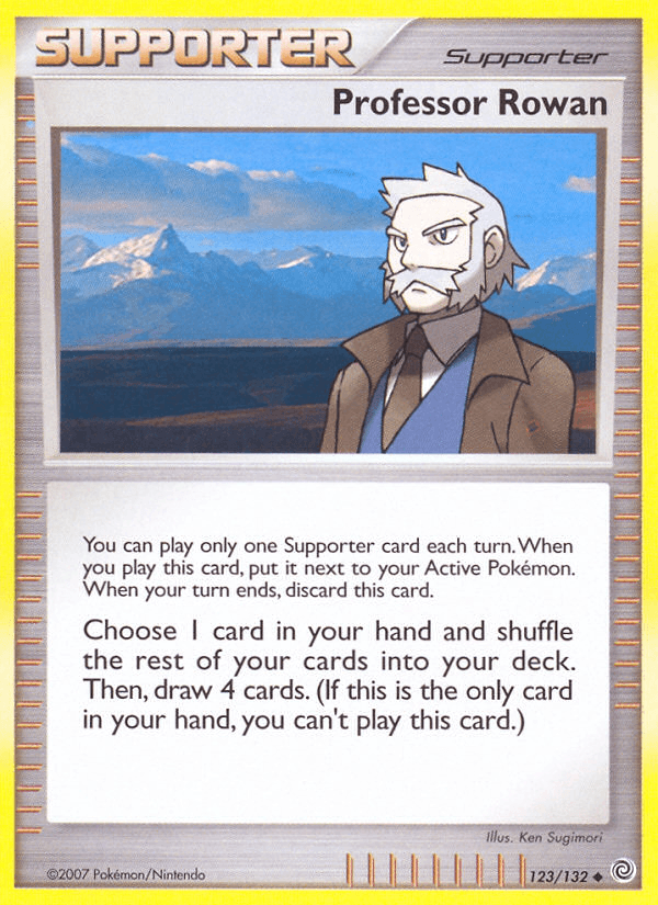 Professor Rowan, carta 123 de Secret Wonders
