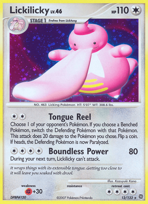 Lickilicky, carta 12 de Secret Wonders