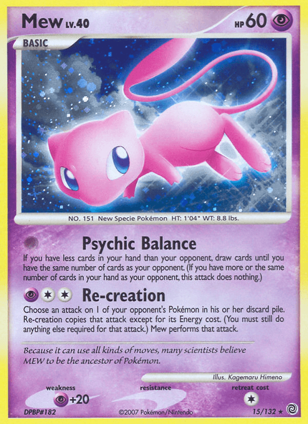 Mew, carta 15 de Secret Wonders