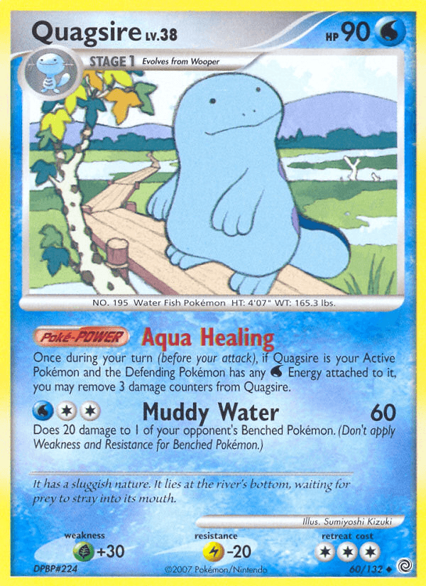 Quagsire, carta 60 de Secret Wonders