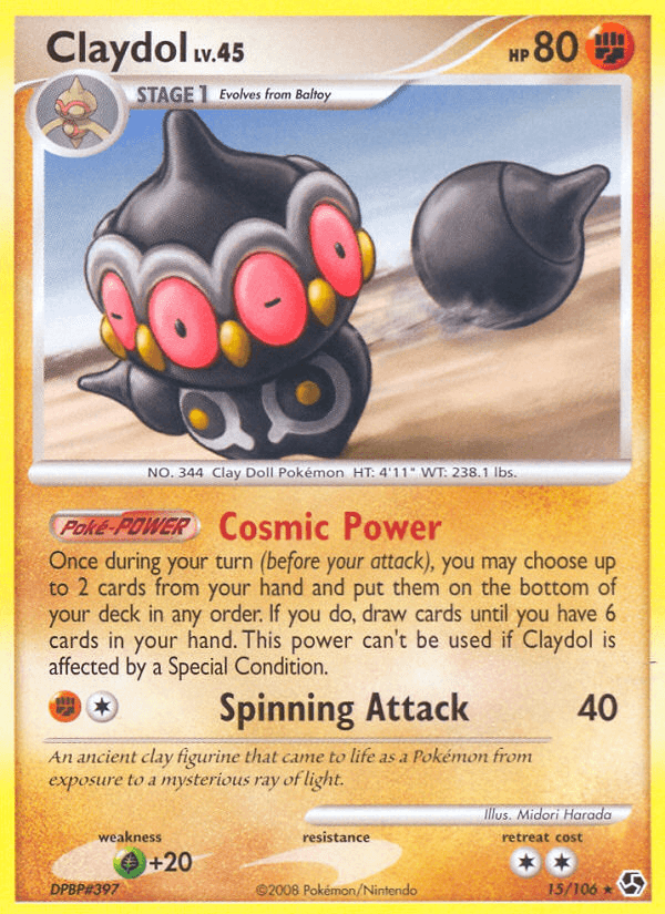 Claydol, carta 15 de Great Encounters
