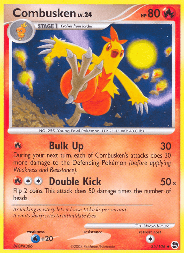 Combusken, carta 35 de Great Encounters
