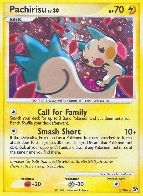 Pachirisu, carta 5 de Great Encounters