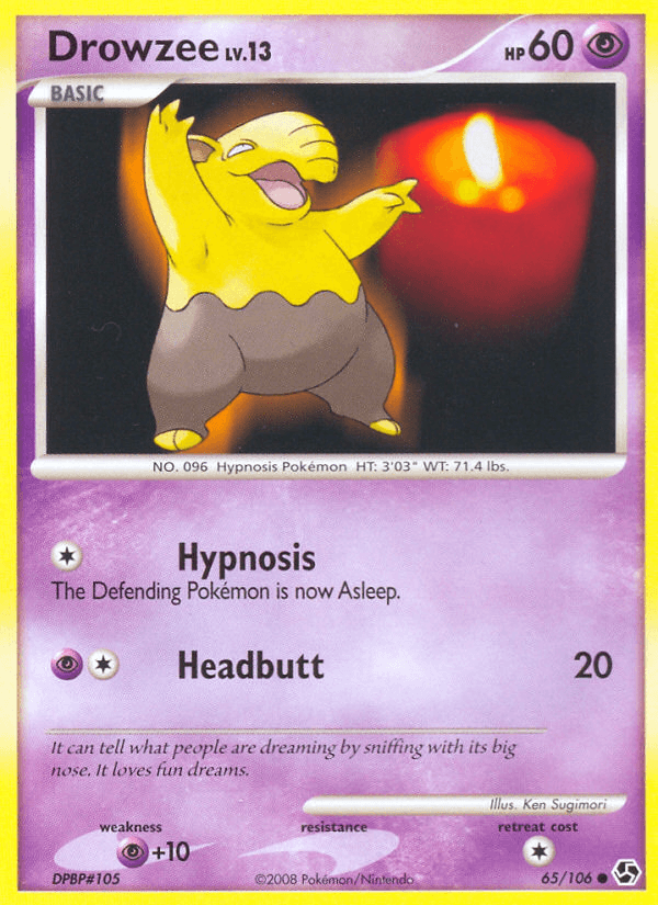 Drowzee, carta 65 de Great Encounters