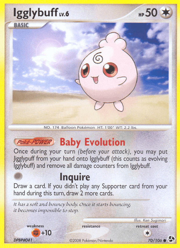 Igglybuff, carta 70 de Great Encounters